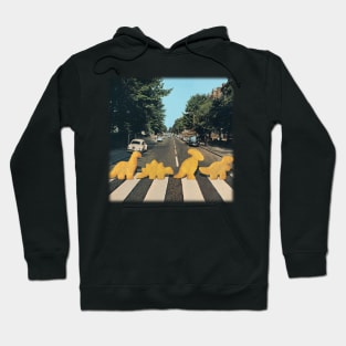 Dinosaur chicken nuggets - nuggie road Hoodie